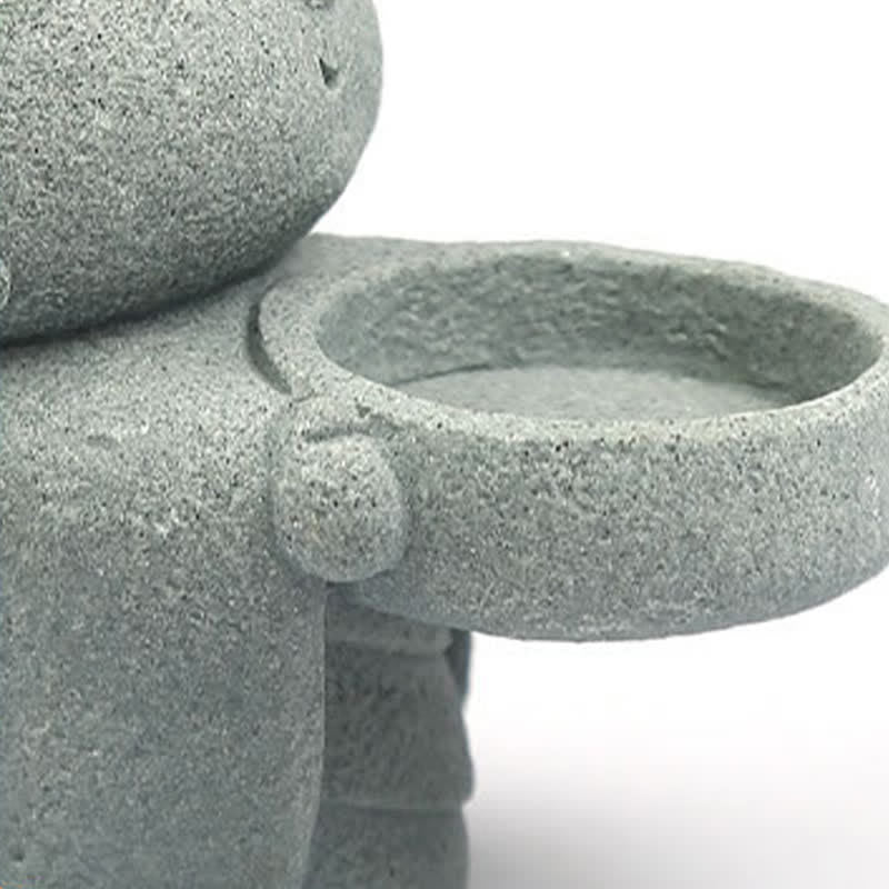 Buddha Stones Resin Buddha Serenity Candle Holder Statue Decor Without Candle - image 14