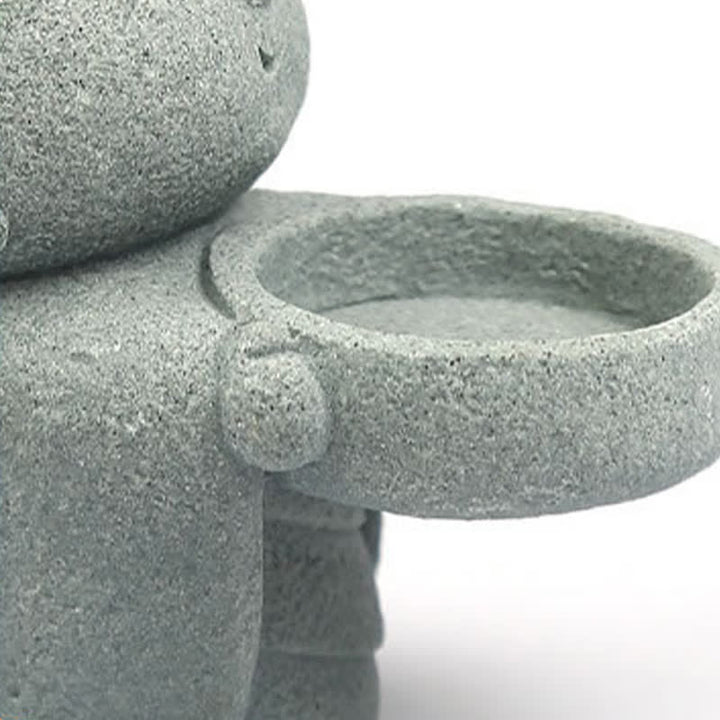 Buddha Stones Resin Buddha Serenity Candle Holder Statue Decor Without Candle - image 14