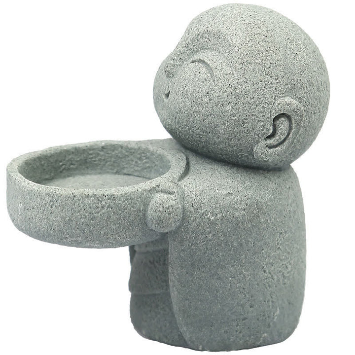 Buddha Stones Resin Buddha Serenity Candle Holder Statue Decor Without Candle - image 15