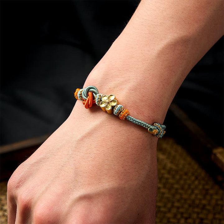 Buddha Stones Mandala Braided Rope Confidence Bracelet - image 14
