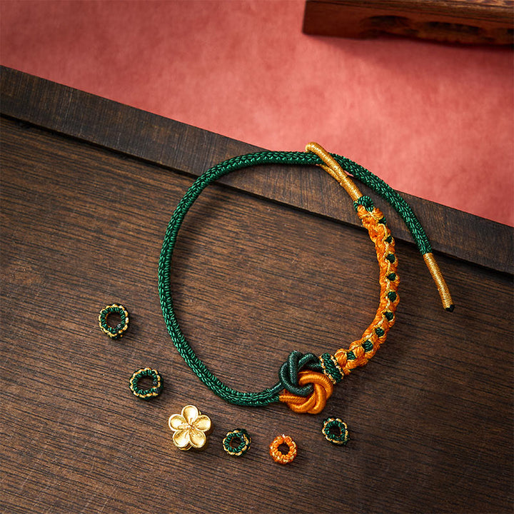 Buddha Stones Mandala Braided Rope Confidence Bracelet - image 17