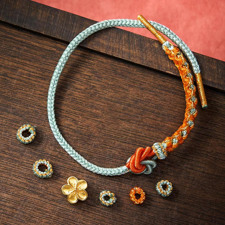 Buddha Stones Mandala Braided Rope Confidence Bracelet - image 13