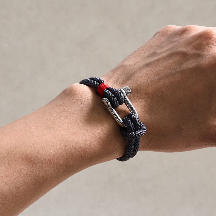 Buddha Stones Titanium Steel Shackle Stimulation Bracelet - image 11