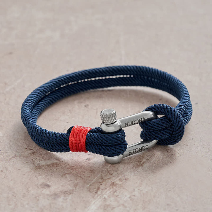Buddha Stones Titanium Steel Shackle Stimulation Bracelet - image 1
