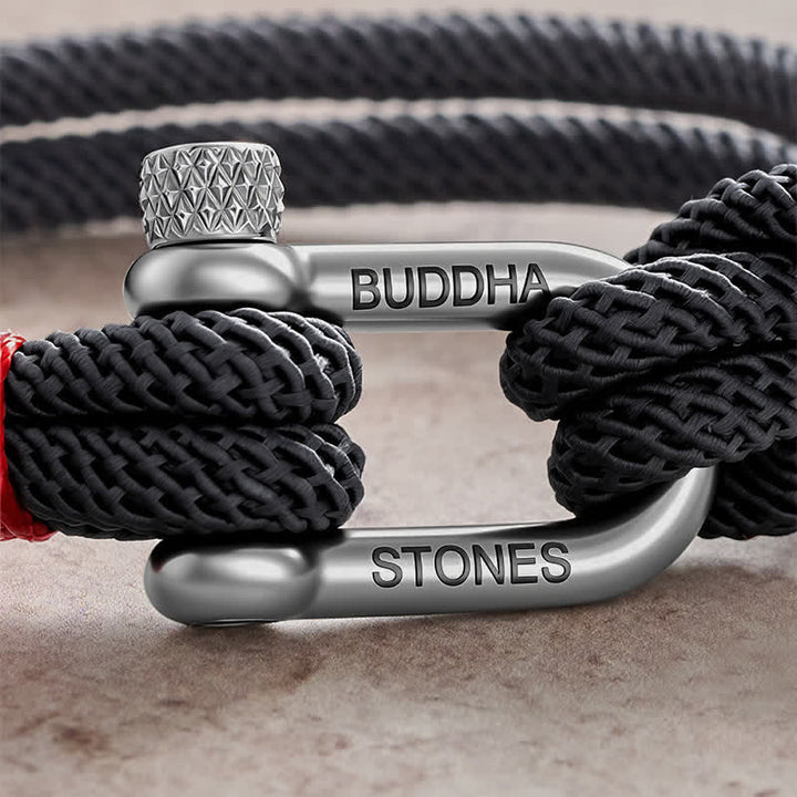 Buddha Stones Titanium Steel Shackle Stimulation Bracelet - image 12