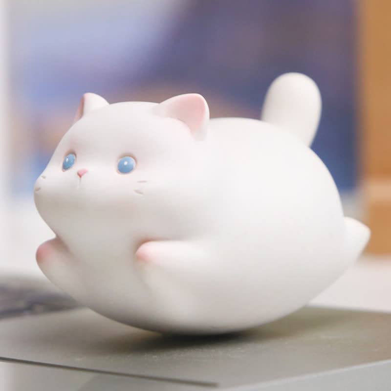 Buddha Stones Resin Cute Wobble Cat Happiness Cartoon Animal Decor - image 7