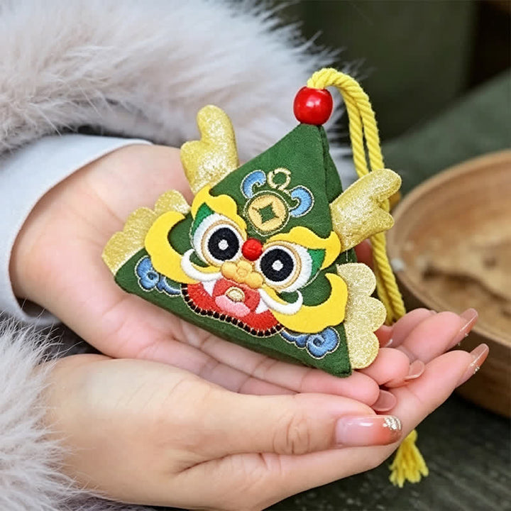 Buddha Stones Charming Dragon Tiger Snake Triangle Cute Animal Decor - image 3