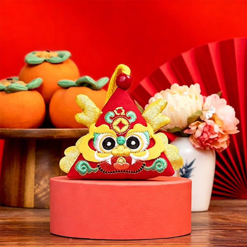 Buddha Stones Charming Dragon Tiger Snake Triangle Cute Animal Decor - image 15