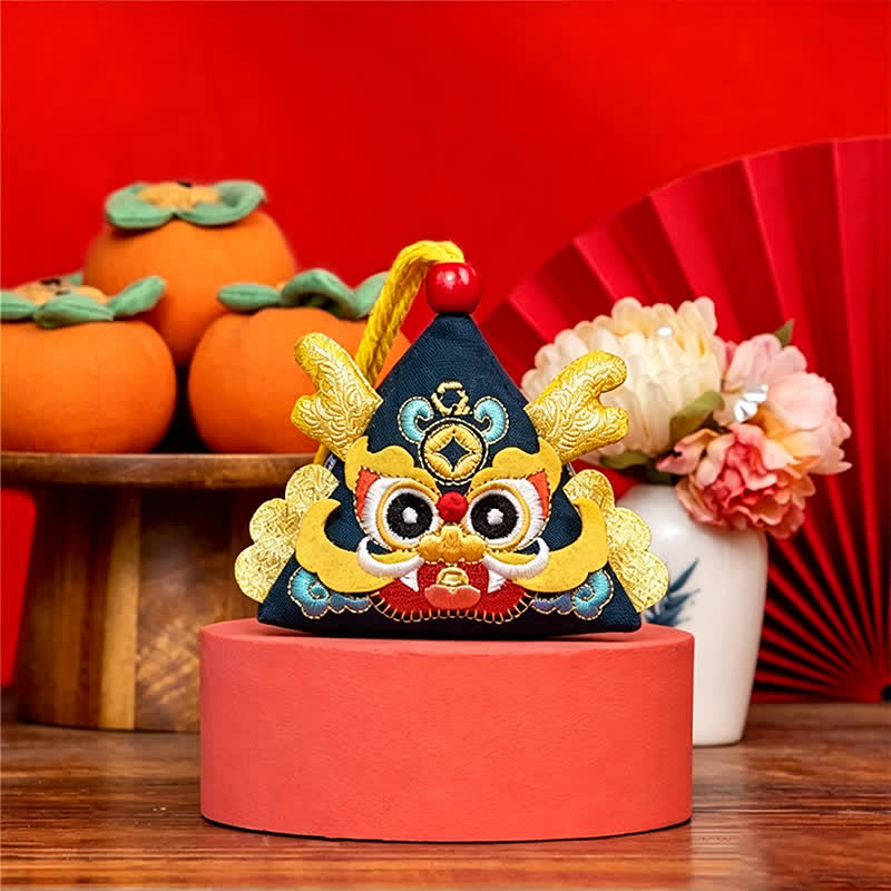 Buddha Stones Charming Dragon Tiger Snake Triangle Cute Animal Decor - image 11