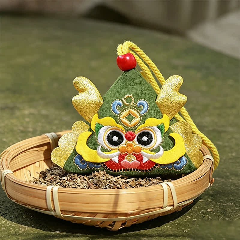 Buddha Stones Charming Dragon Tiger Snake Triangle Cute Animal Decor - Green Dragon - image 2