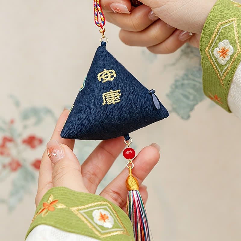 Buddha Stones Embroidery Zongzi Triangle Scorpion Cute Animal Decor - image 16