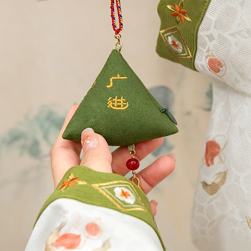 Buddha Stones Embroidery Zongzi Triangle Scorpion Cute Animal Decor - image 2