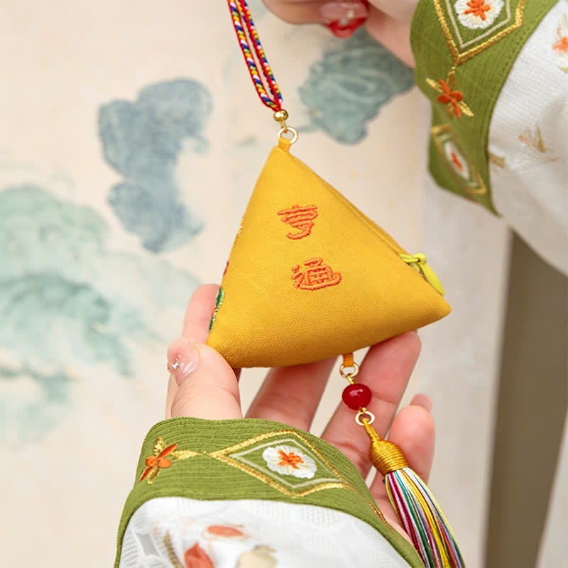 Buddha Stones Embroidery Zongzi Triangle Scorpion Cute Animal Decor - image 11