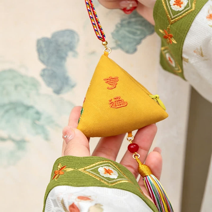 Buddha Stones Embroidery Zongzi Triangle Scorpion Cute Animal Decor - image 11