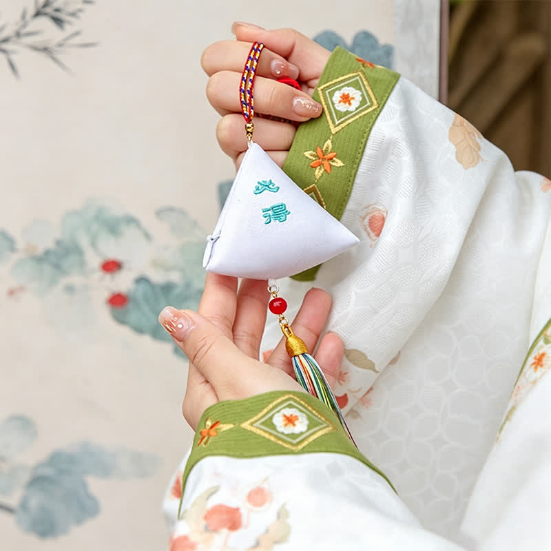 Buddha Stones Embroidery Zongzi Triangle Scorpion Cute Animal Decor - image 18