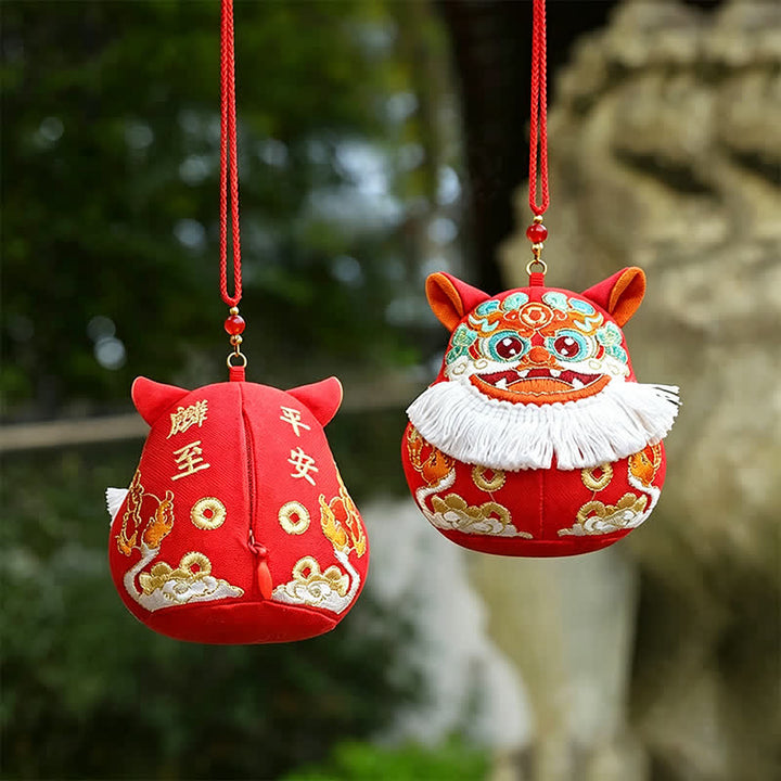 Buddha Stones Lucky Pi Xiu Qilin Dragon Fox Wealth Cute Animal Decor - Red Qilin - image 8