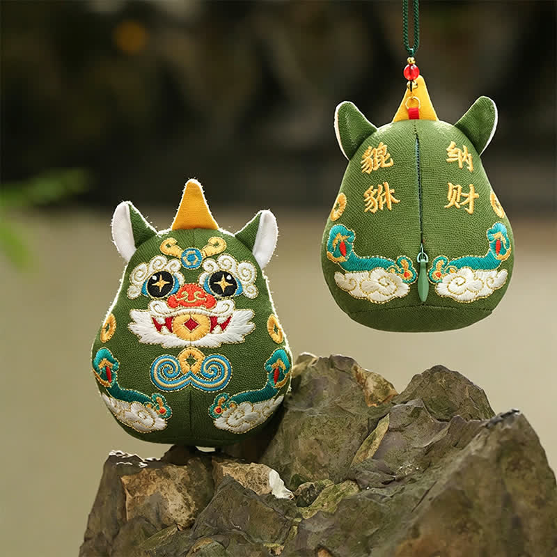 Buddha Stones Lucky Pi Xiu Qilin Dragon Fox Wealth Cute Animal Decor - Pixiu - image 5