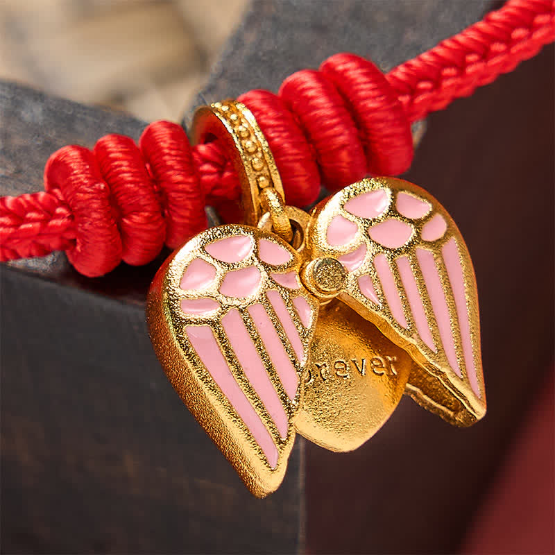 Buddha Stones Handmade Braided Red String Love Heart Charm Protection Luck Bracelet - image 16
