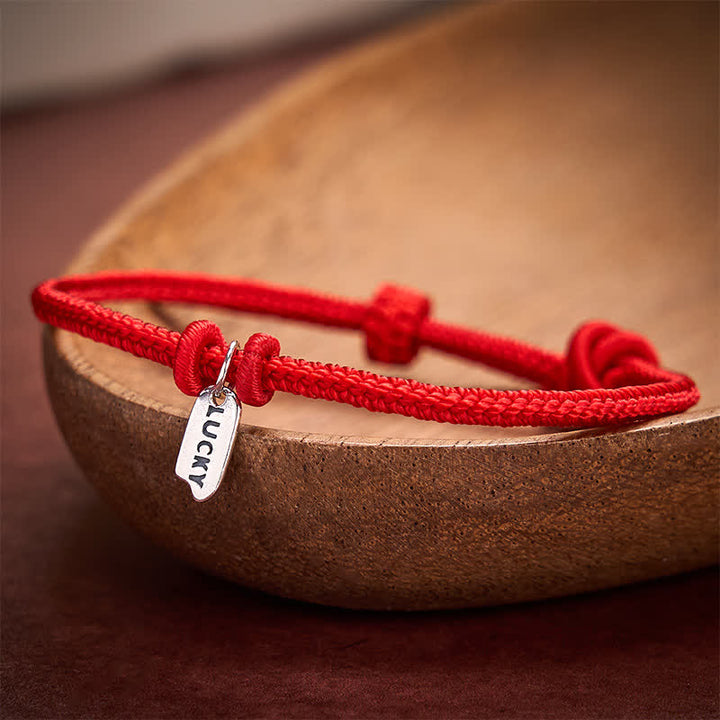 Buddha Stones Handmade Braided Red String LUCKY Charm Adjustable Bracelet - image 7