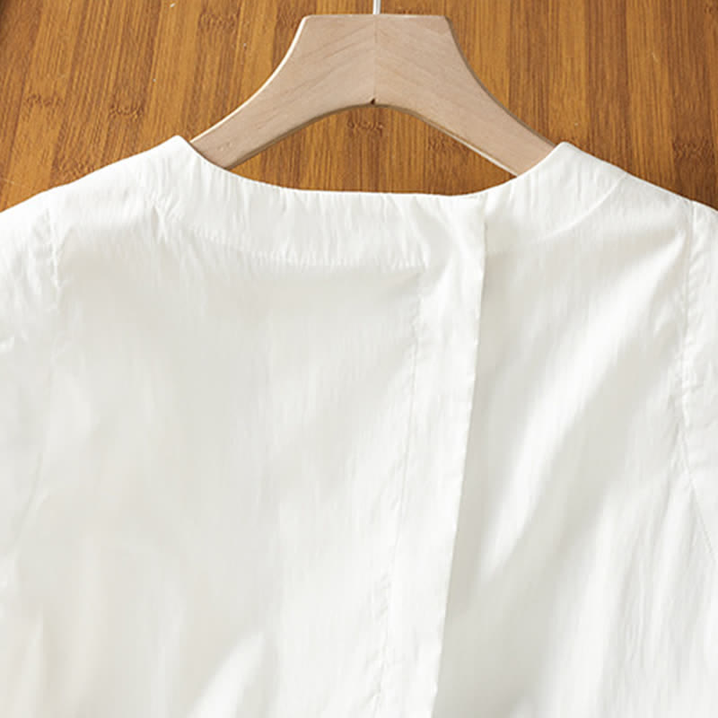 Buddha Stones Summer Casual Minimalist Solid Tank Top Irregular Back Design Women's Sleeveless Shirts - image 12