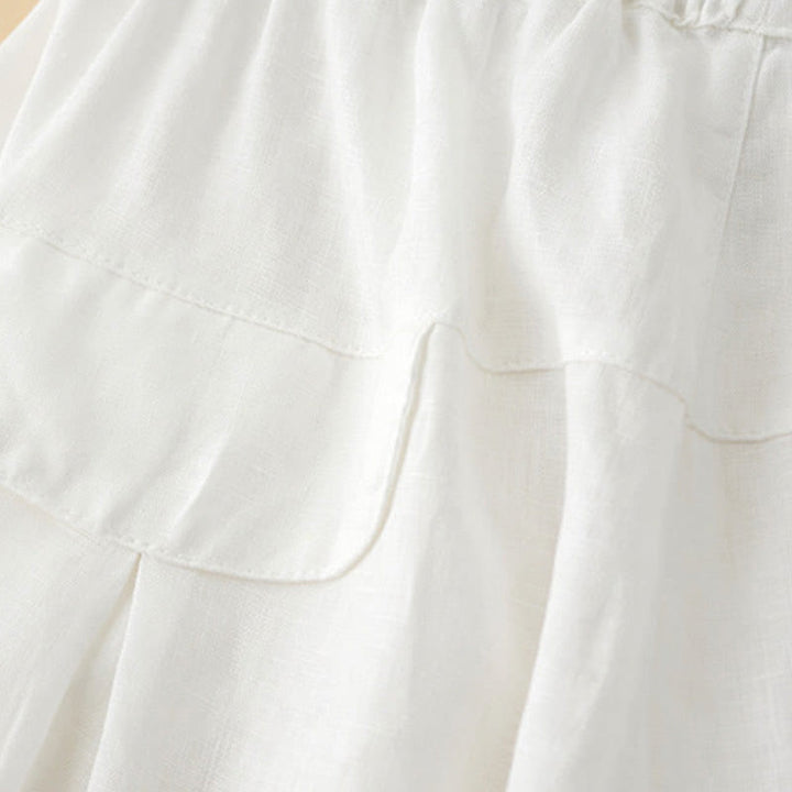 Buddha Stones Summer Casual Minimalist Drawstring Solid Ankle Pants Women's Harem Pants With Pocket - image 16