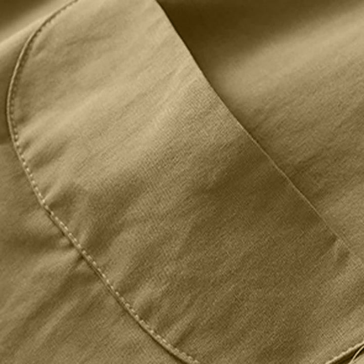 Buddha Stones Summer Casual Minimalist Button-Up Solid Women's Sleeveless Shirts Tank Top With Pocket - image 11