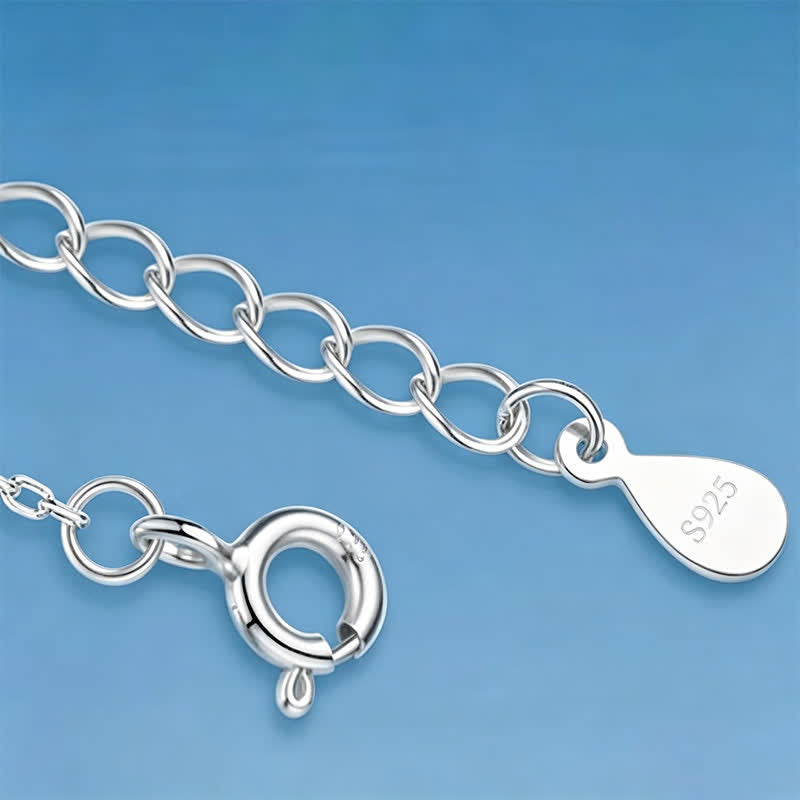 Buddha Stones White Chalcedony Camellia Peace Buckle Purity Necklace - image 9