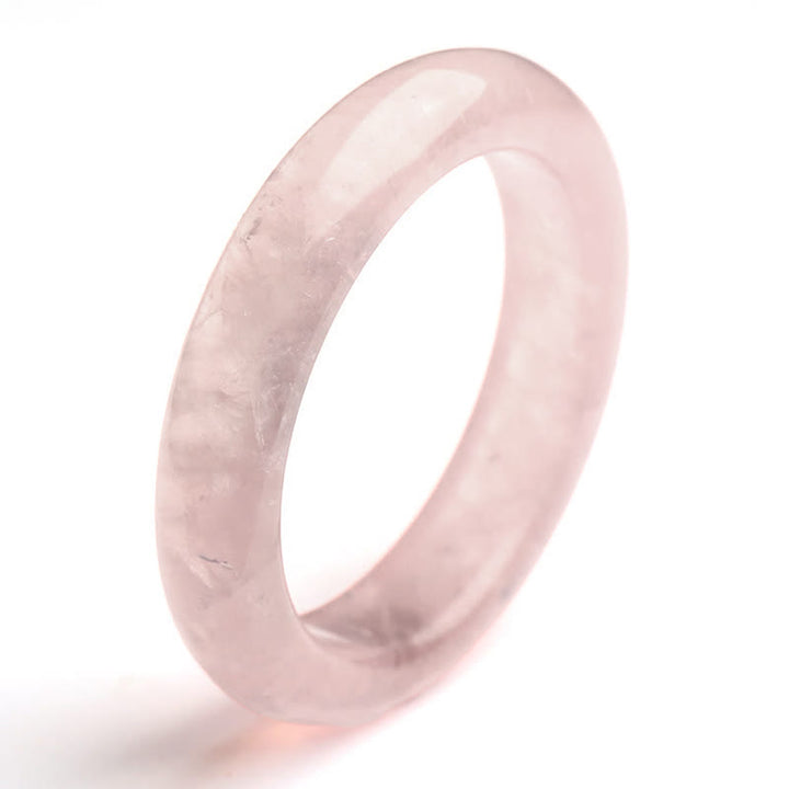 Buddha Stones  Natural Rose Quartz Love Caring Bracelet Bangle - image 10