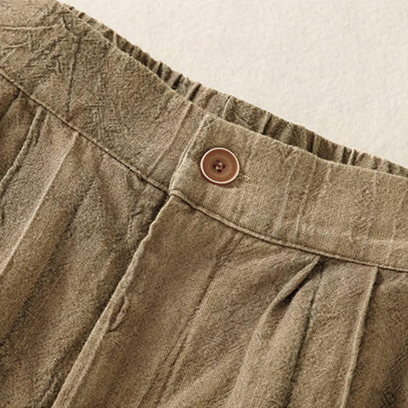 Buddha Stones Summer Casual Minimalist Solid Women's Shorts With Pocket - image 6