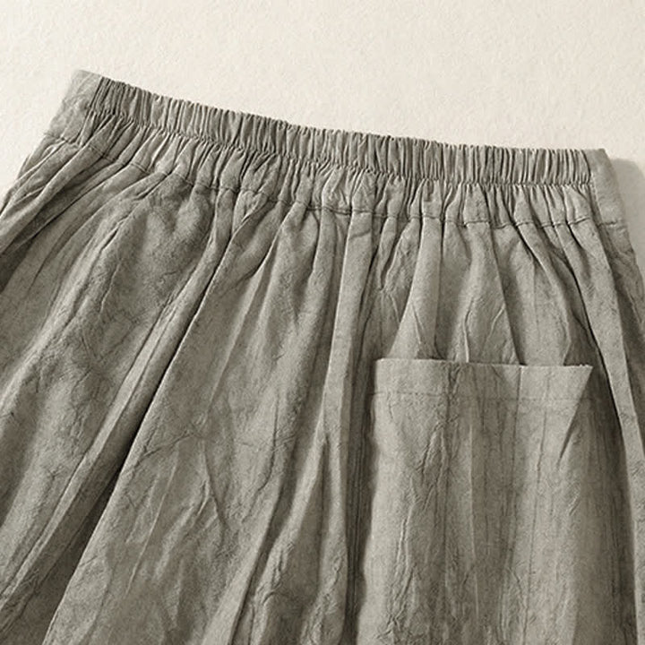 Buddha Stones Summer Casual Minimalist Solid Women's Shorts With Pocket - image 14
