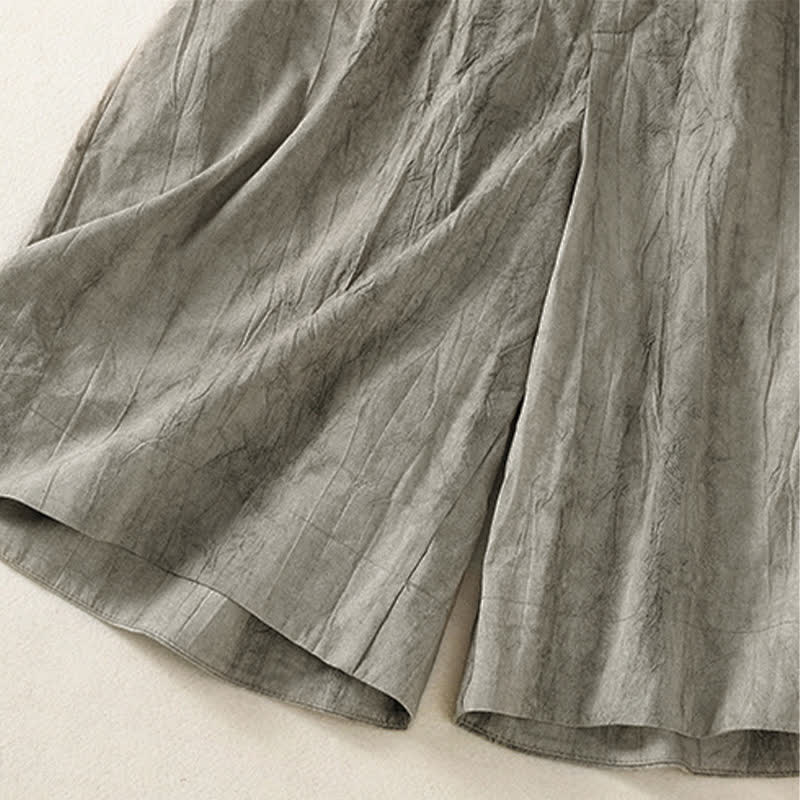 Buddha Stones Summer Casual Minimalist Solid Women's Shorts With Pocket - image 16