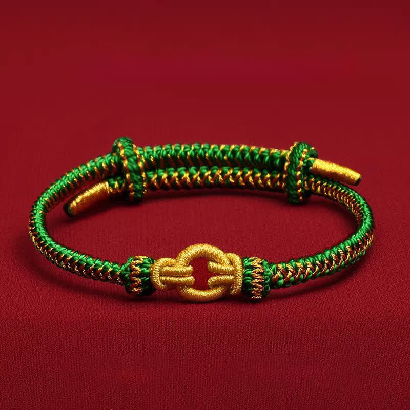 Buddha Stones Red String Chinese Zodiac Luck Braided Knot Bracelet - Rabbit - Wrist Circumference: 14–20 cm - image 13