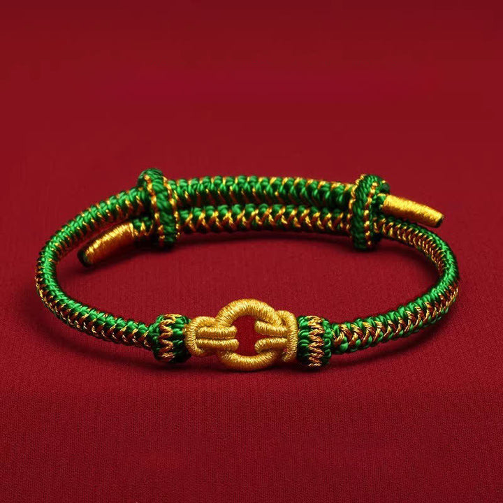 Buddha Stones Red String Chinese Zodiac Luck Braided Knot Bracelet - Rabbit - Wrist Circumference: 14–20 cm - image 13
