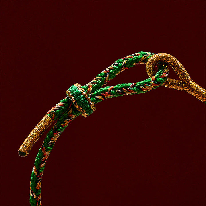 Buddha Stones Hand-Woven Koi Fish Fu Character Success Rope Bracelet - image 15