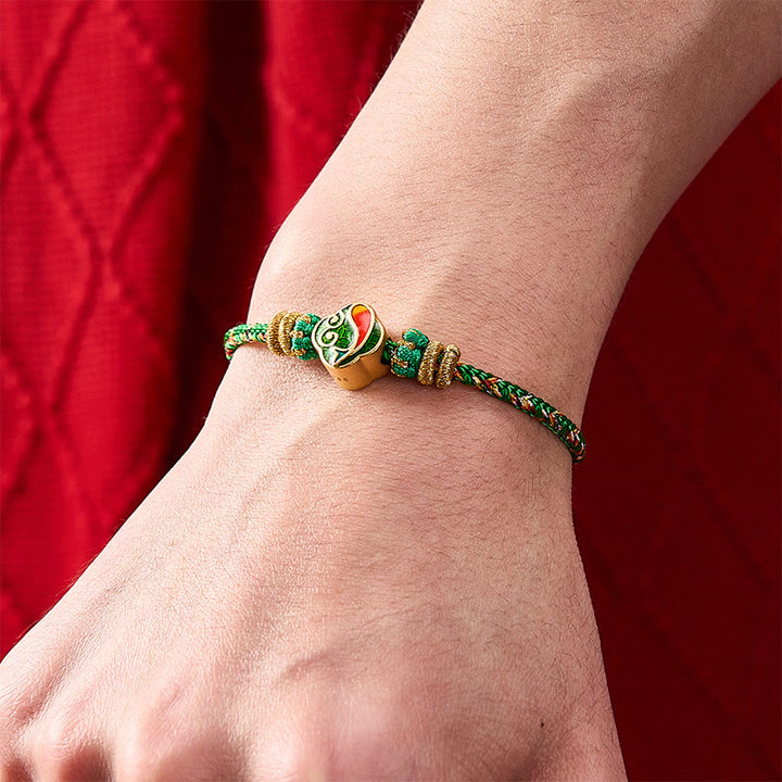 Buddha Stones Hand-Woven String Koi Fish Success Rope Bracelet - image 4