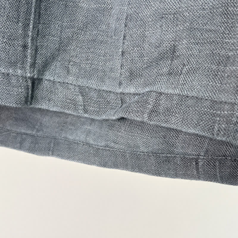 Buddha Stones Summer Casual Drawstring Solid Elastic Waist Men's Shorts With Pockets - image 11