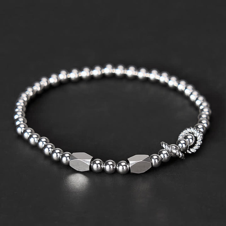 Buddha Stones Wealth Self Care Copper Brass Beads Design Couple Bracelet - image 13