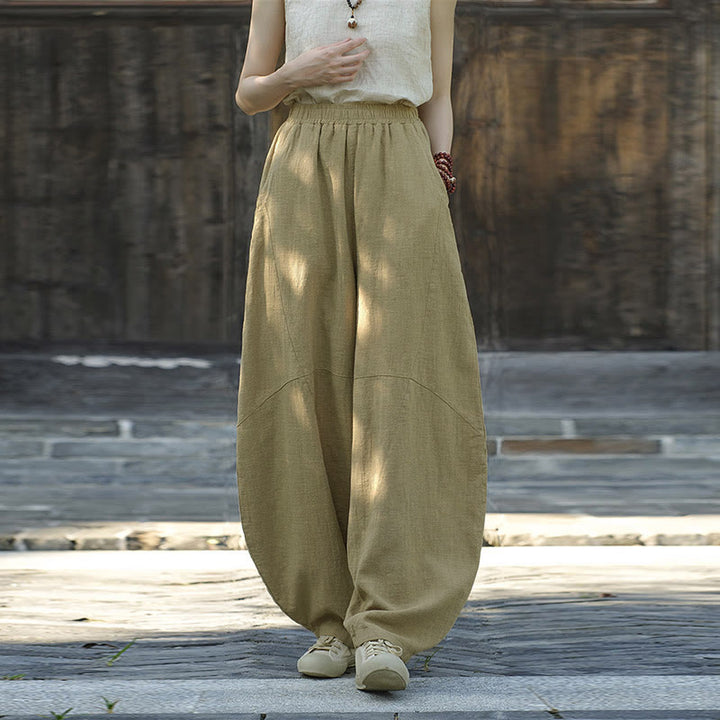 Buddha Stones Pants Harem Trousers Loose Zen Yoga Tai Chi Women's Pants - image 10