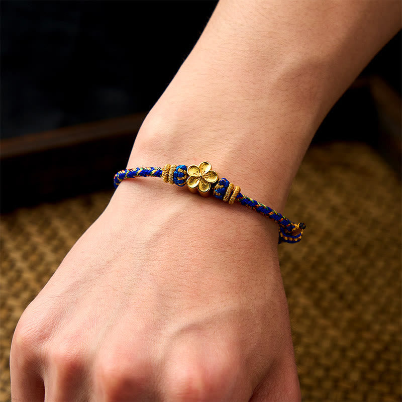 Buddha Stones Hand-Woven String Om Mani Padme Hum Peace Bracelet - image 18