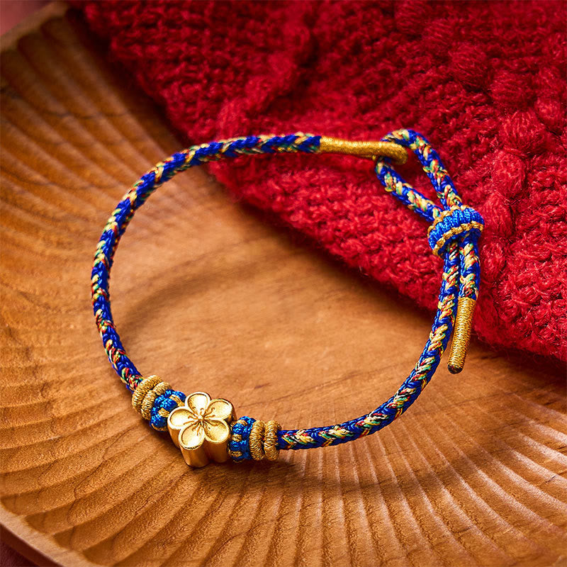 Buddha Stones Hand-Woven String Om Mani Padme Hum Peace Bracelet - image 14