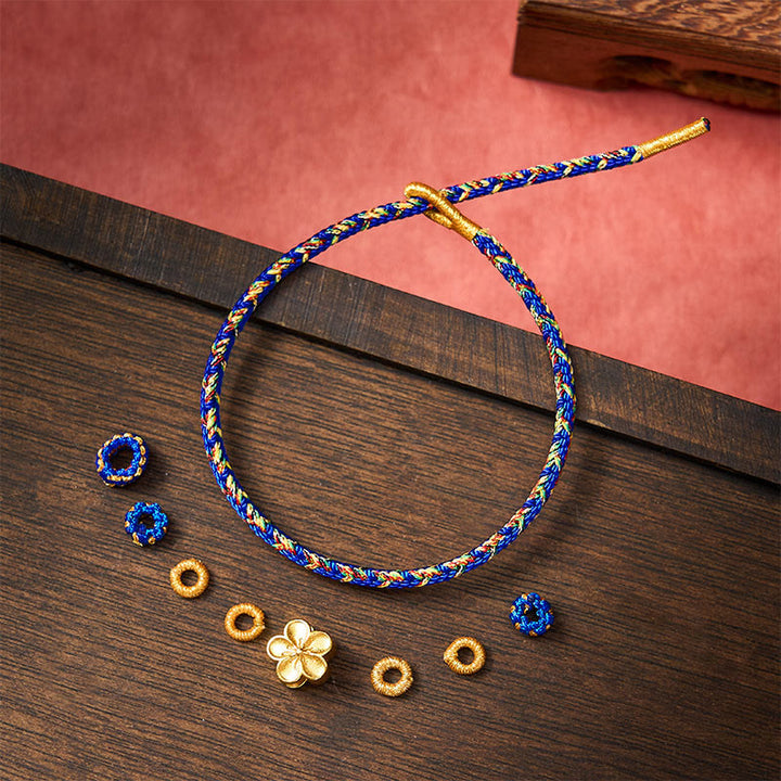 Buddha Stones Hand-Woven String Om Mani Padme Hum Peace Bracelet - image 17