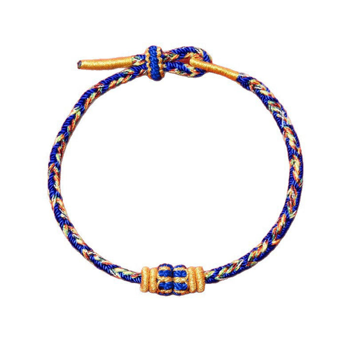 Buddha Stones Koi Fish Luck Hand-Woven String Bracelet - image 19