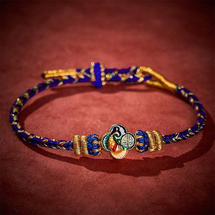 Buddha Stones Hand-Woven Koi Fish Fu Character Success Rope Bracelet - image 17