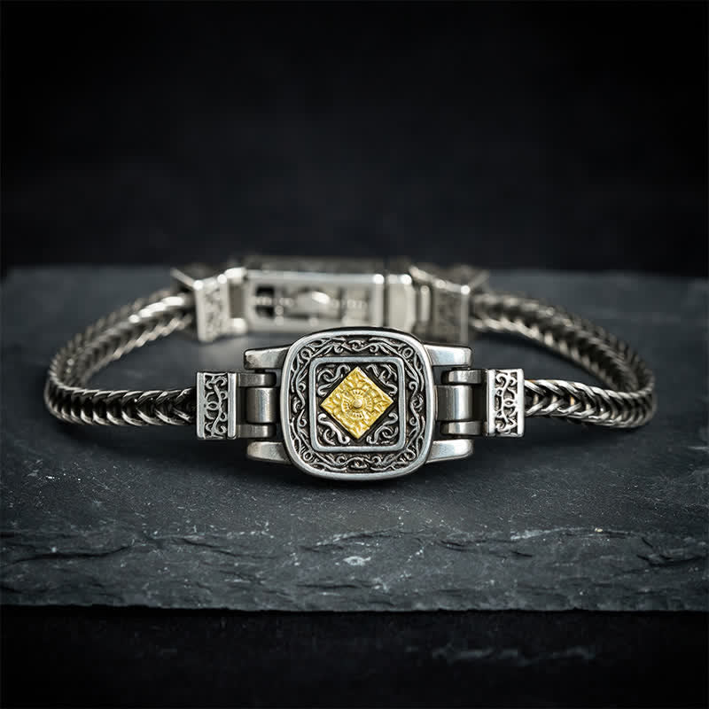 Buddha Stones Copper Vajra Enlightenment Bracelet - 7.5–7.9 in (19–20 cm) - image 0