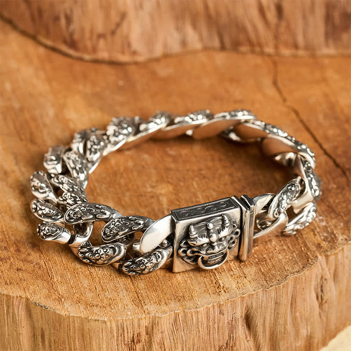 Buddha Stones Two Tone Copper Pi Xiu Auspicioisness Bracelet - image 3