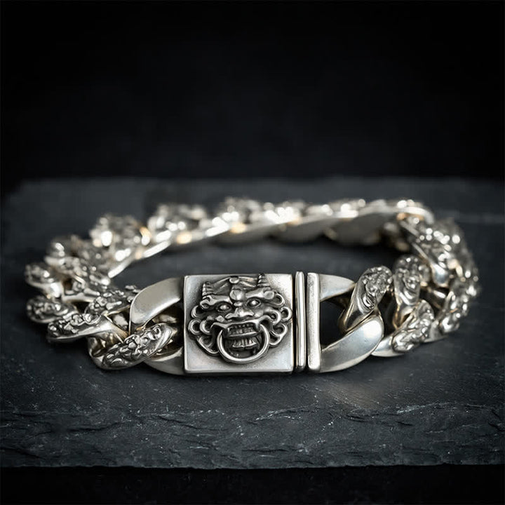 Buddha Stones Two Tone Copper Pi Xiu Auspicioisness Bracelet - image 1