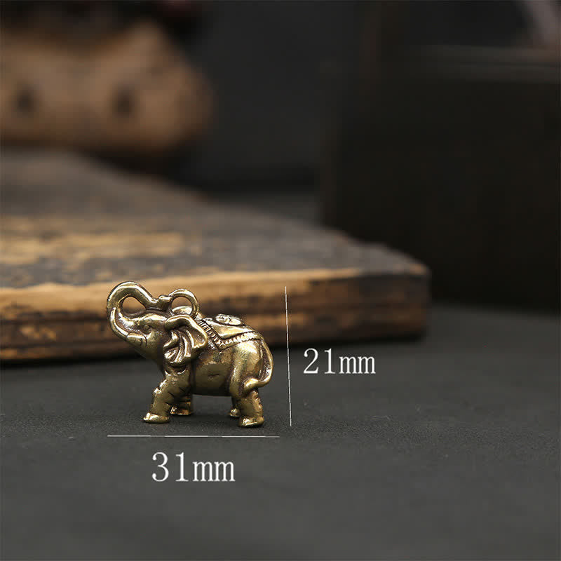 Buddha Stones Brass Elephant Five Emperor Coins Gourd Pi Xiu Wisdom Keychains - image 18