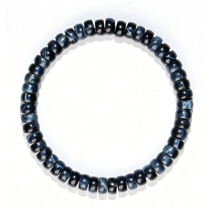 Buddha Stones Blue Tiger Eye Positive Beads Bracelet - image 7