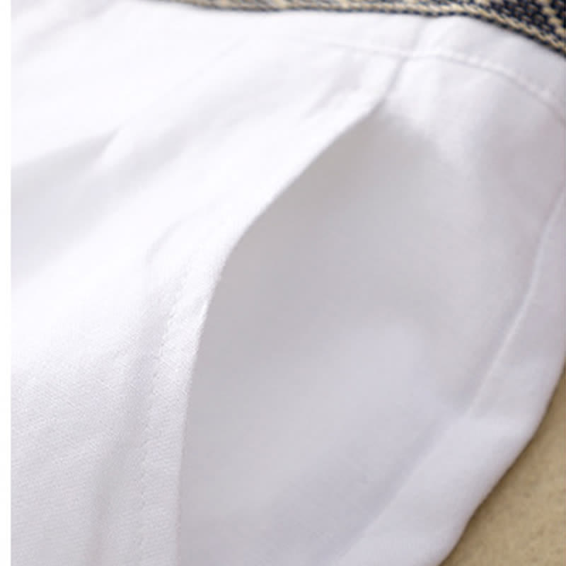 Buddha Stones Solid Color Front Button Back Elastic Women's Pants With Pockets - image 27