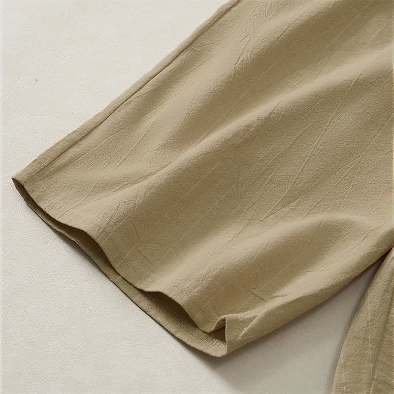 Buddha Stones Summer Casual Drawstring Striped Men's Shorts With Pockets - image 12